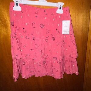 Girls Carter's Pink Celestial Skirt NWT